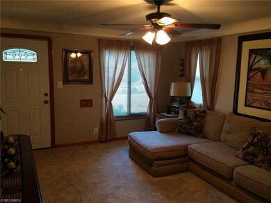 Lovely original wood floors under the (newer) carpet.