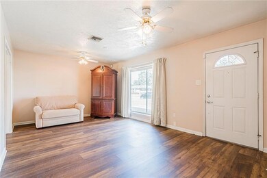 Living room with beautiful new flooring