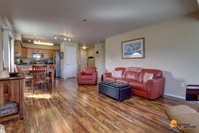 Living Room Opens to Kitchen