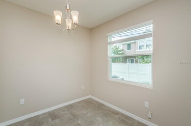 A breakfast room / dinette is conveniently located