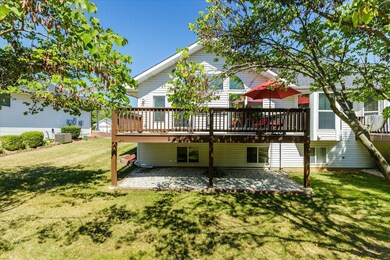 Rear Elevation with Large Private Deck