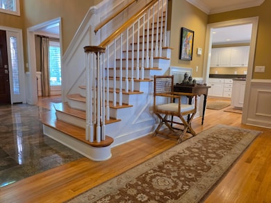 Foyer With Stone Flooring