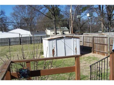 Outside living area with this deck which comes off