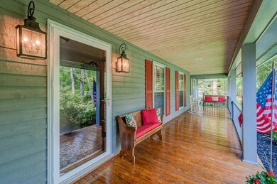 Welcoming front porch.