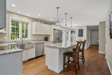 Lots of light in this beautiful kitchen!