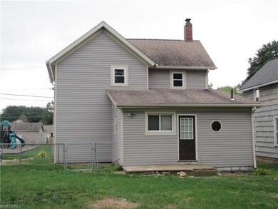 rear of house