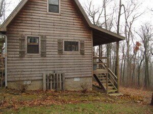 side view of cabin