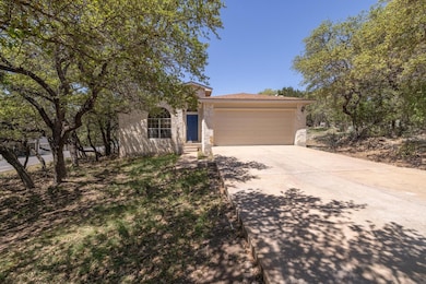 View of front of property with an attached garage