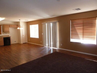 family room and dining