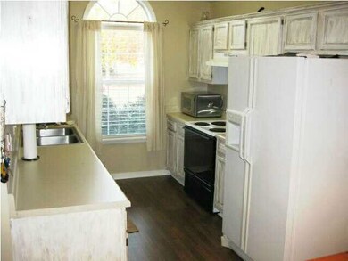 Wood Floors even in the Kitchen