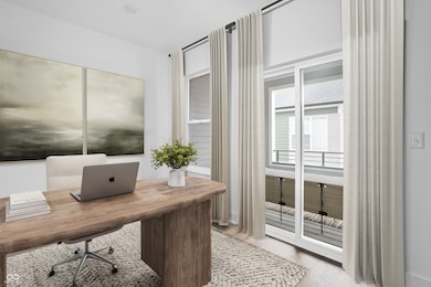 Loft for an office or workout room