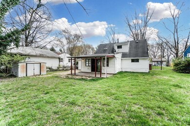 Rear of home