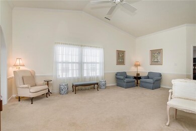 Family room view from master bedroom entrance