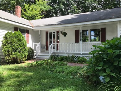 Covered front porch