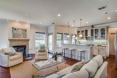 living room and kitchen