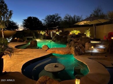 pool pic night