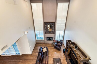 Entry with vaulted ceilings