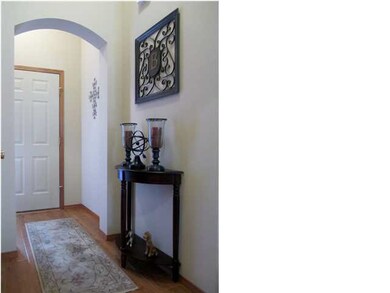 View towards front door
