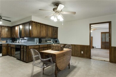Brand new tile in kitchen and dining area.  Huge d