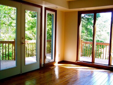 Join nature by walking out on the deck