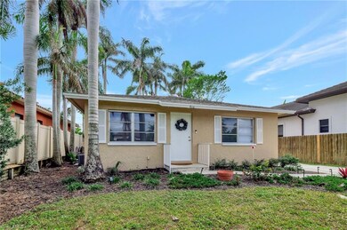 View of front of home with a front lawn