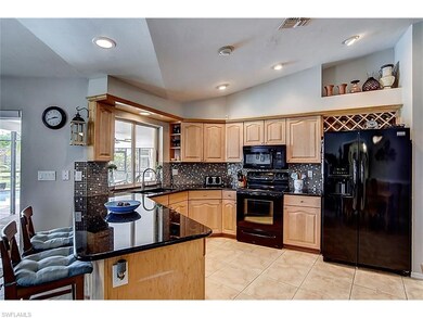 Bar between Kitchen & Family Room