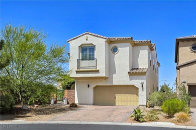 Mediterranean / spanish-style house with a garage,
