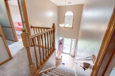 Two story foyer