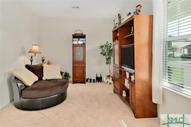 Flex/office room with french doors