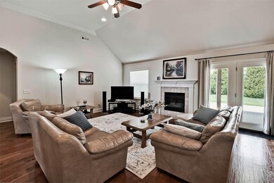 View of living room from kitchen