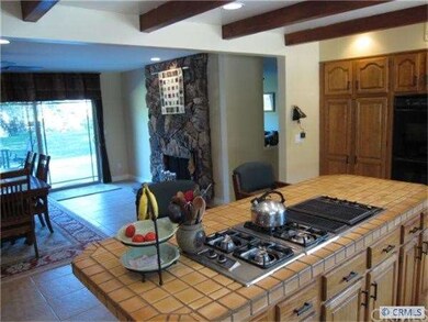 Kitchen island from inside work area