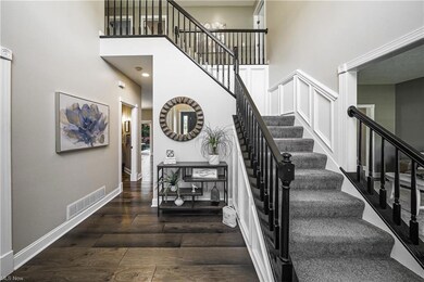 Gorgeous entry with hardwood floors