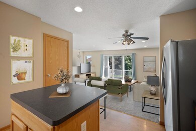 Enjoy the sun filled living space! Virtually staged main floor living space.