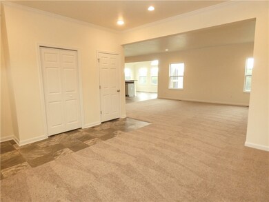 Entryway to spacious living area