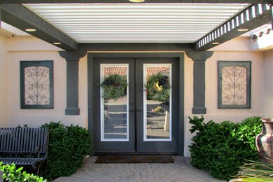 Double door entry - how inviting!