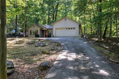 858 Crippled Oak Trail. This ranch home sits on a .46 acre lot. The house sits far off of the road and has an easy, long driveway.