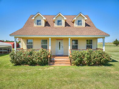 This wide front porch & the side porch are made wi