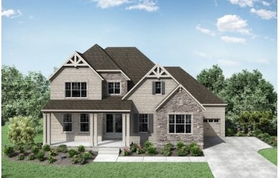 Rendering of Somerville D. Exterior color choices are chosen at the Design Center. Pricing varies per elevation. Consult Market Manager for details. Photo is for informational purposes only.