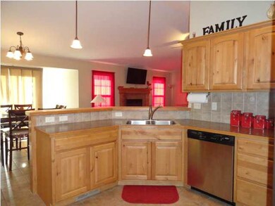 View 1 Large Open Kitchen with Eating Bar, and Pan