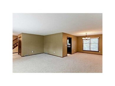 Formal Dining Room. Living room open to formal din