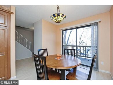 The separate dining room walks out to the front de