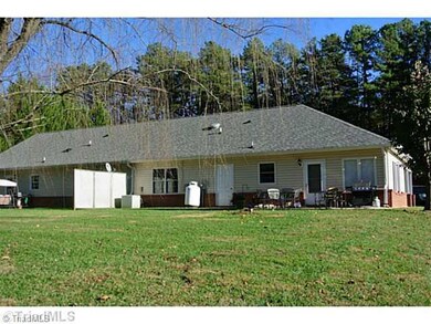 Exterior Back. PATIO ON BACK