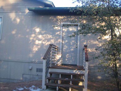 Back door to garage