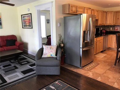 A section of the living room towards...