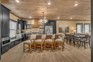 Interior of 5 bedroom rooftop cabin.  Interior of 6 bedroom rooftop cabin floor plan, finishes and furnishings will vary.