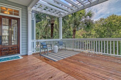 Pergola next to the Front Entrance