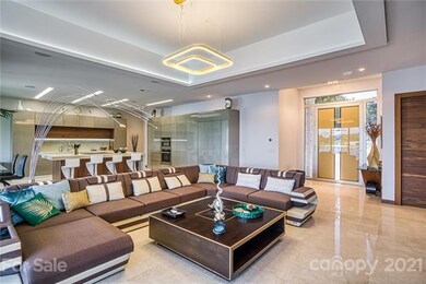 The main living area on the main floor is open and