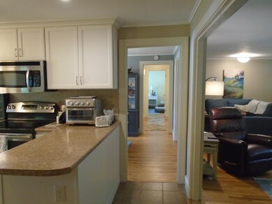 Kitchen to Dining Room and Living Room
