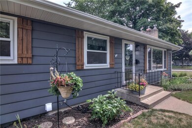 Landscaping is fresh & maintained