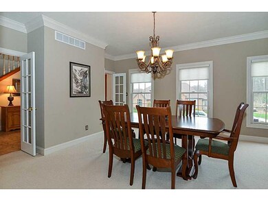 Dining Room. Elegant Dining Room with double Frenc